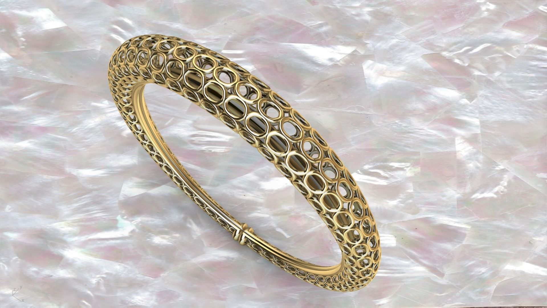 round jali ring stl verified 3D print model_5