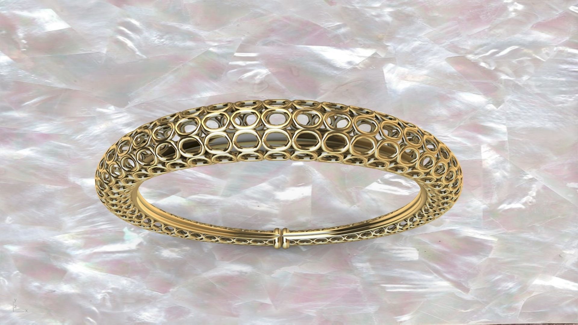 round jali ring stl verified 3D print model_6