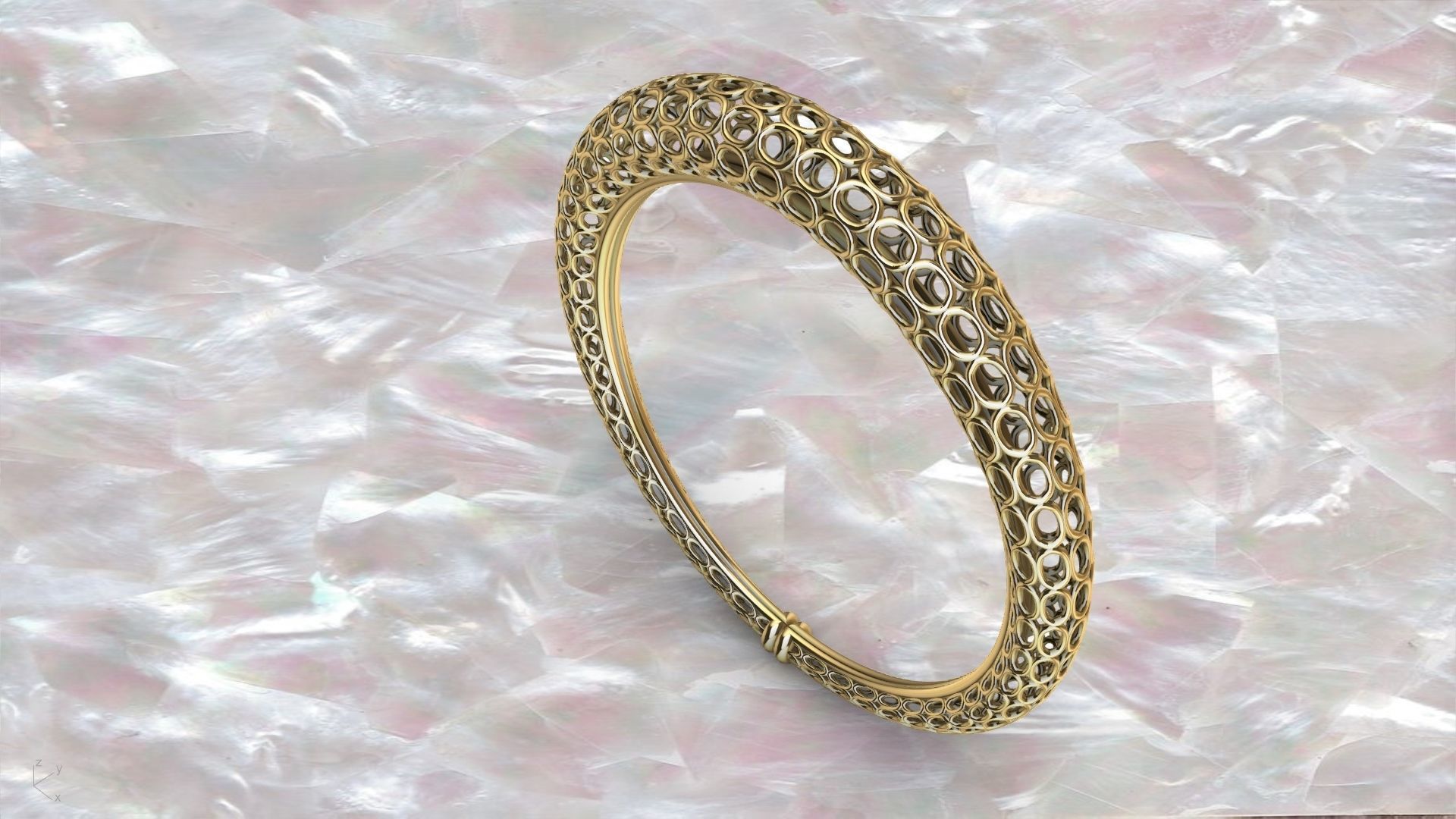 round jali ring stl verified 3D print model_4