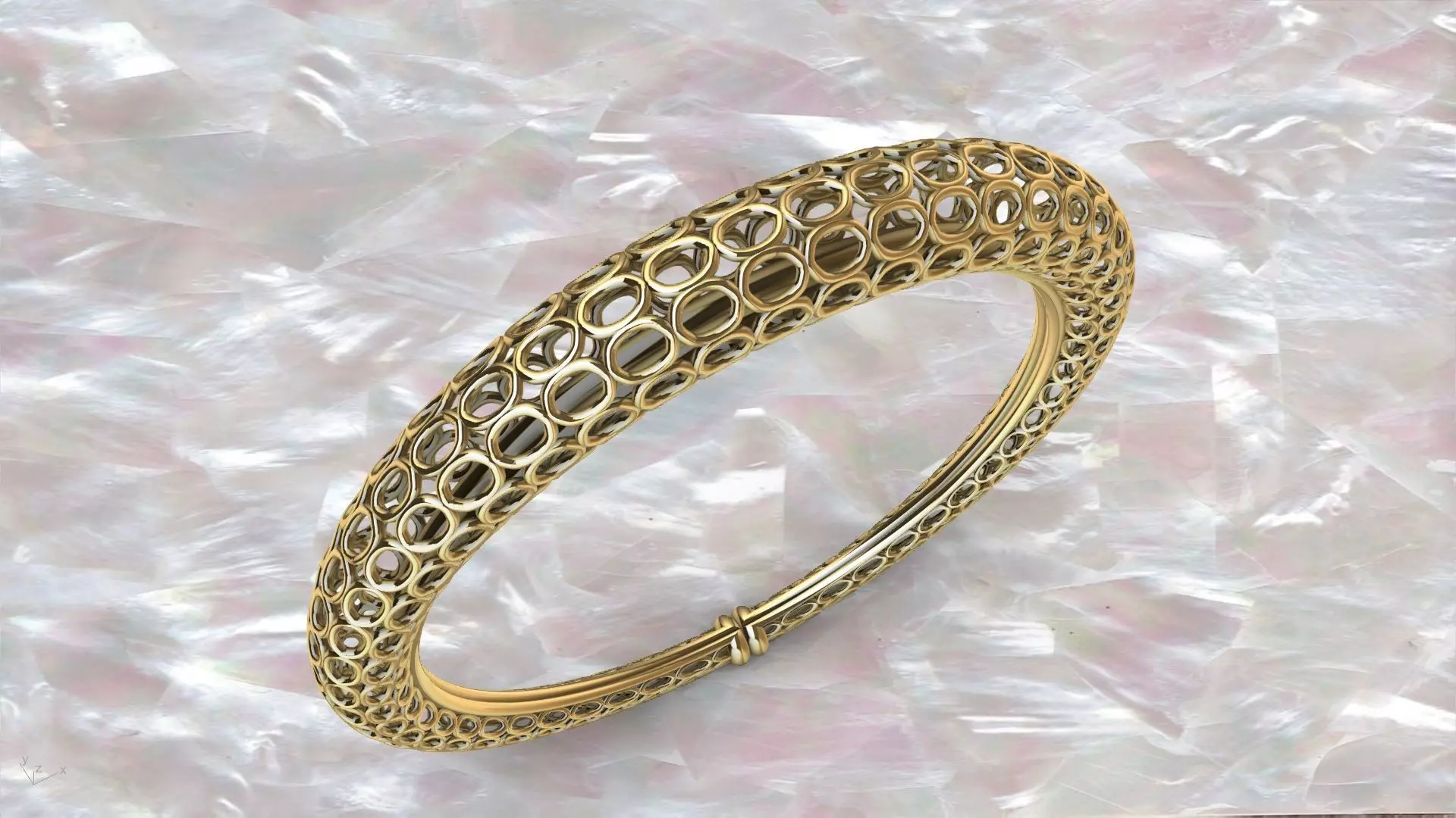 round jali ring stl verified 3D print model_0