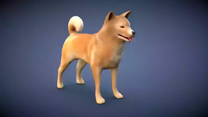 Dog Model Shiba Inu