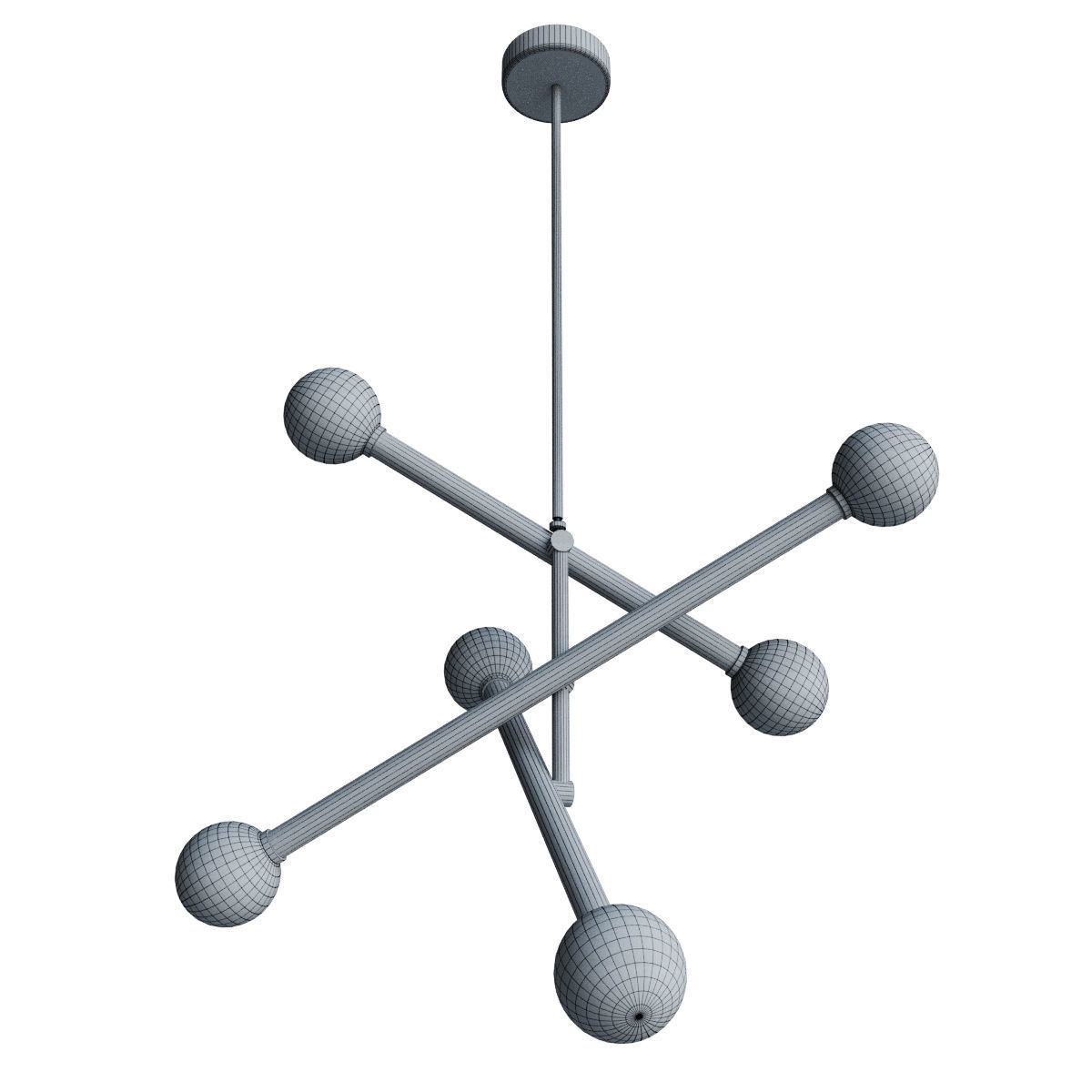 Design lamp Paxton White 3D model_3