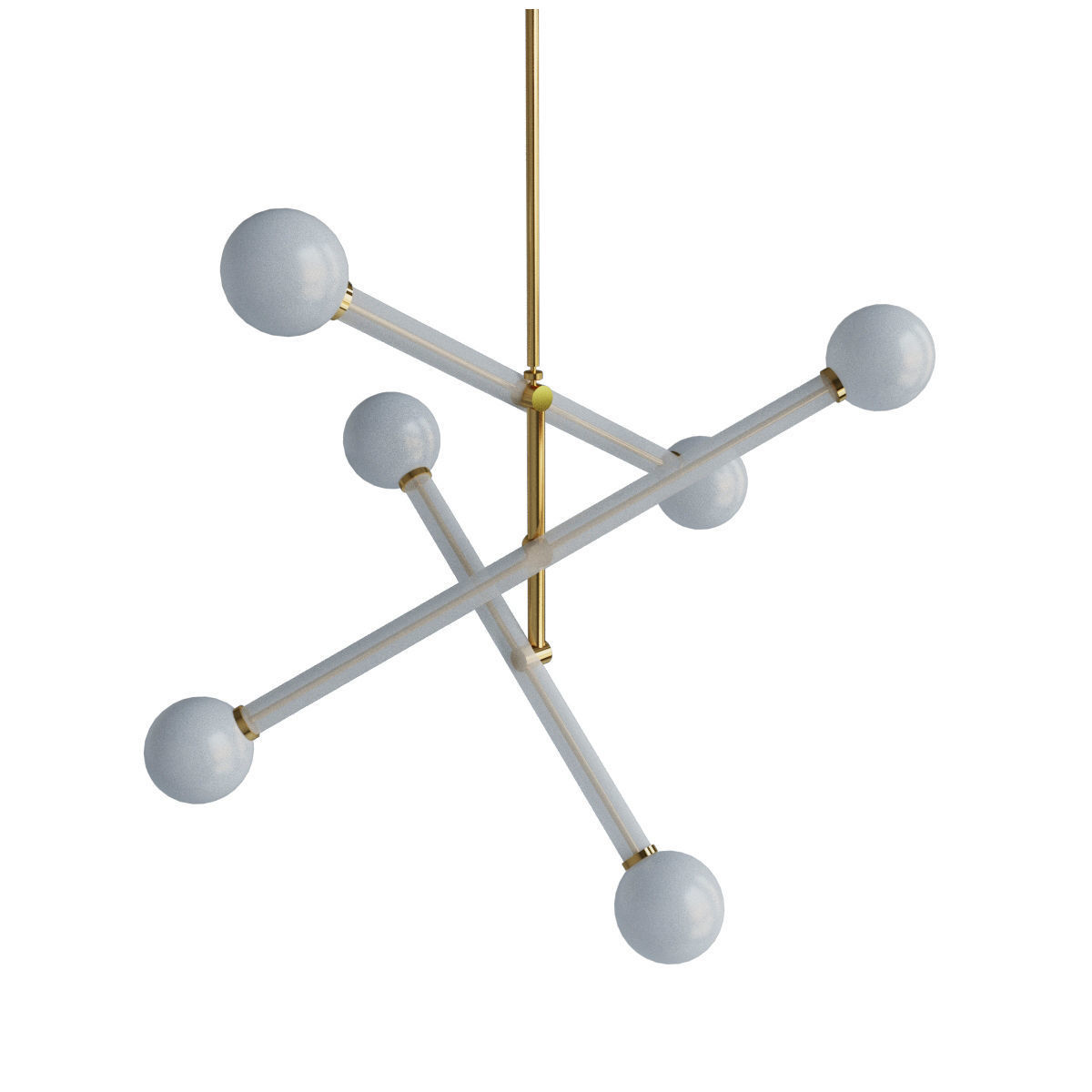 Design lamp Paxton White 3D model_2