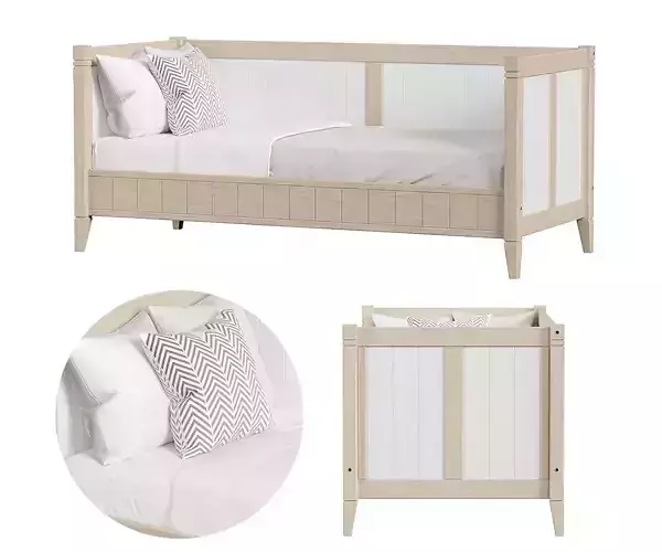 Single bed 3D model