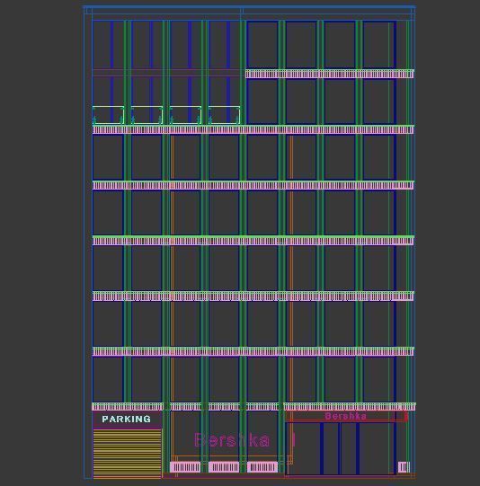 Modern office building No 4 3D model_9