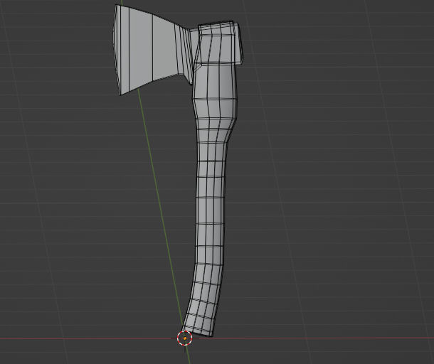 Simple tools with old wooden box with a couple of stones Low-poly 3D model_13