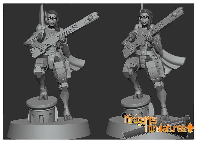 Greater good anime figurine 3D print model