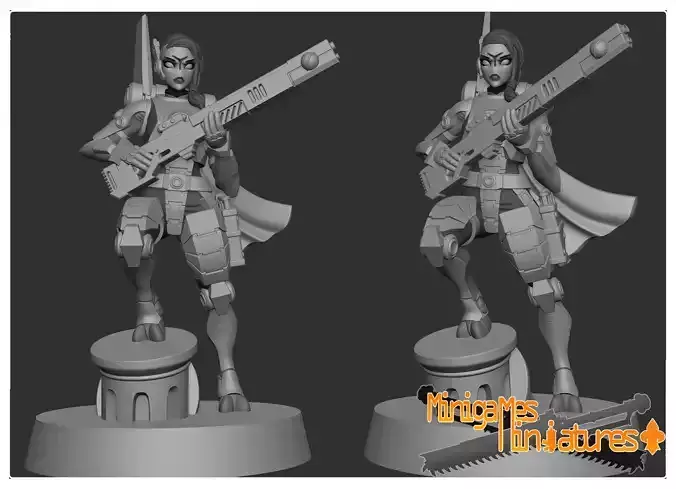 Greater good anime figurine 3D print model
