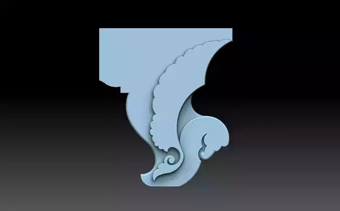 Pegasus ornamental corbel