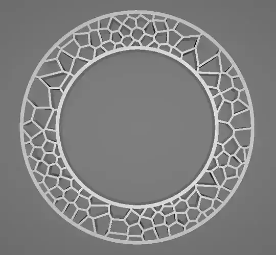 Circular round frame 