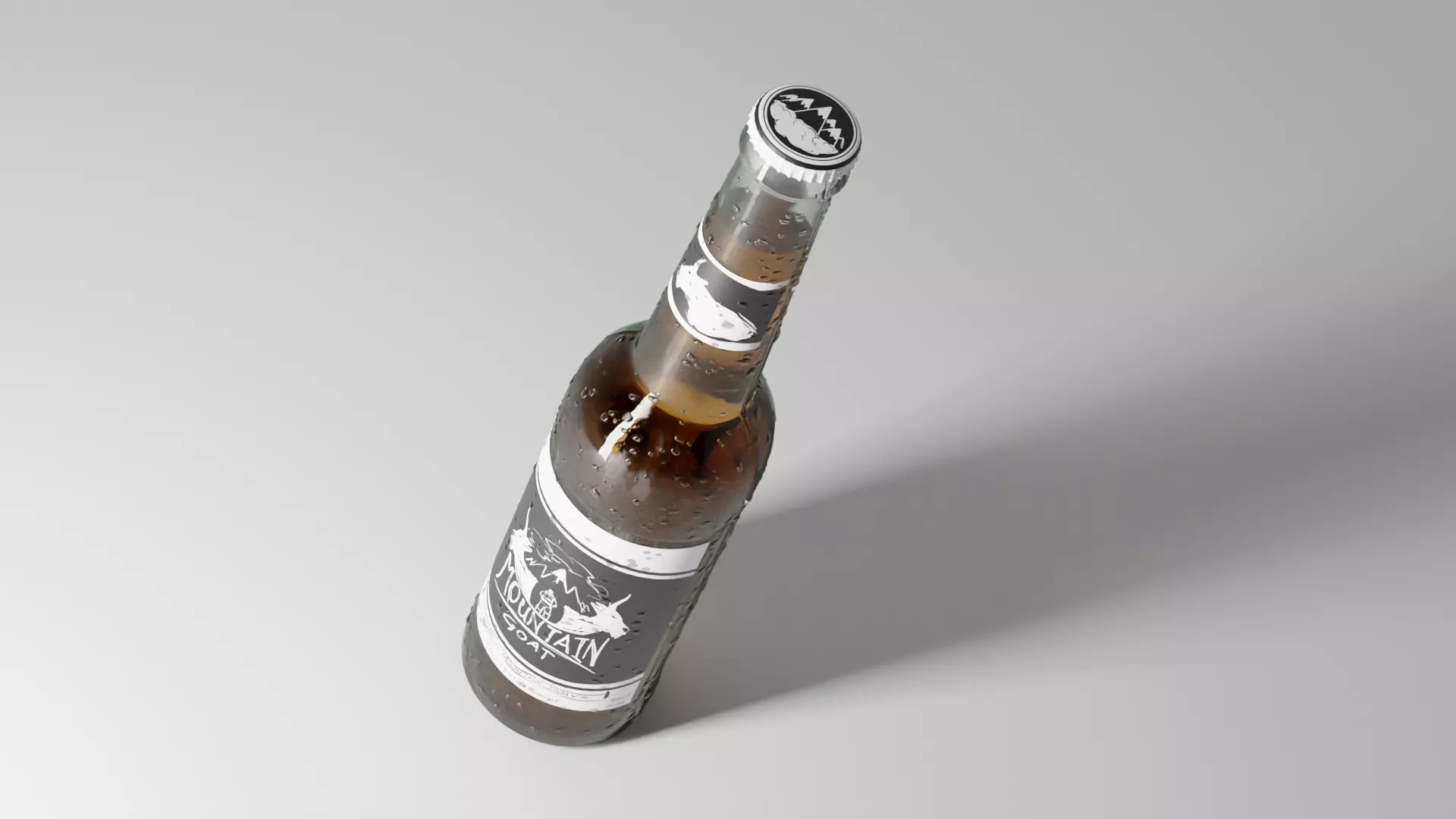 Generic Beer Bottle 3D model_0