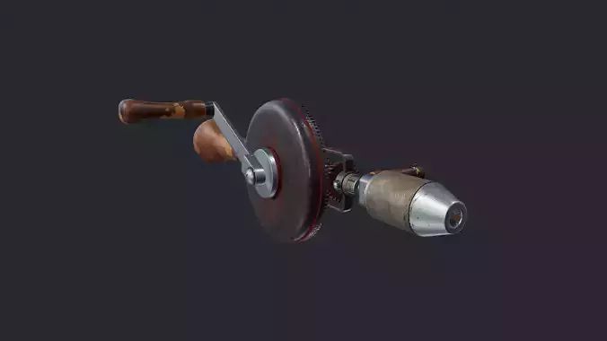 Vintage Hand Drill - Tutorial Included