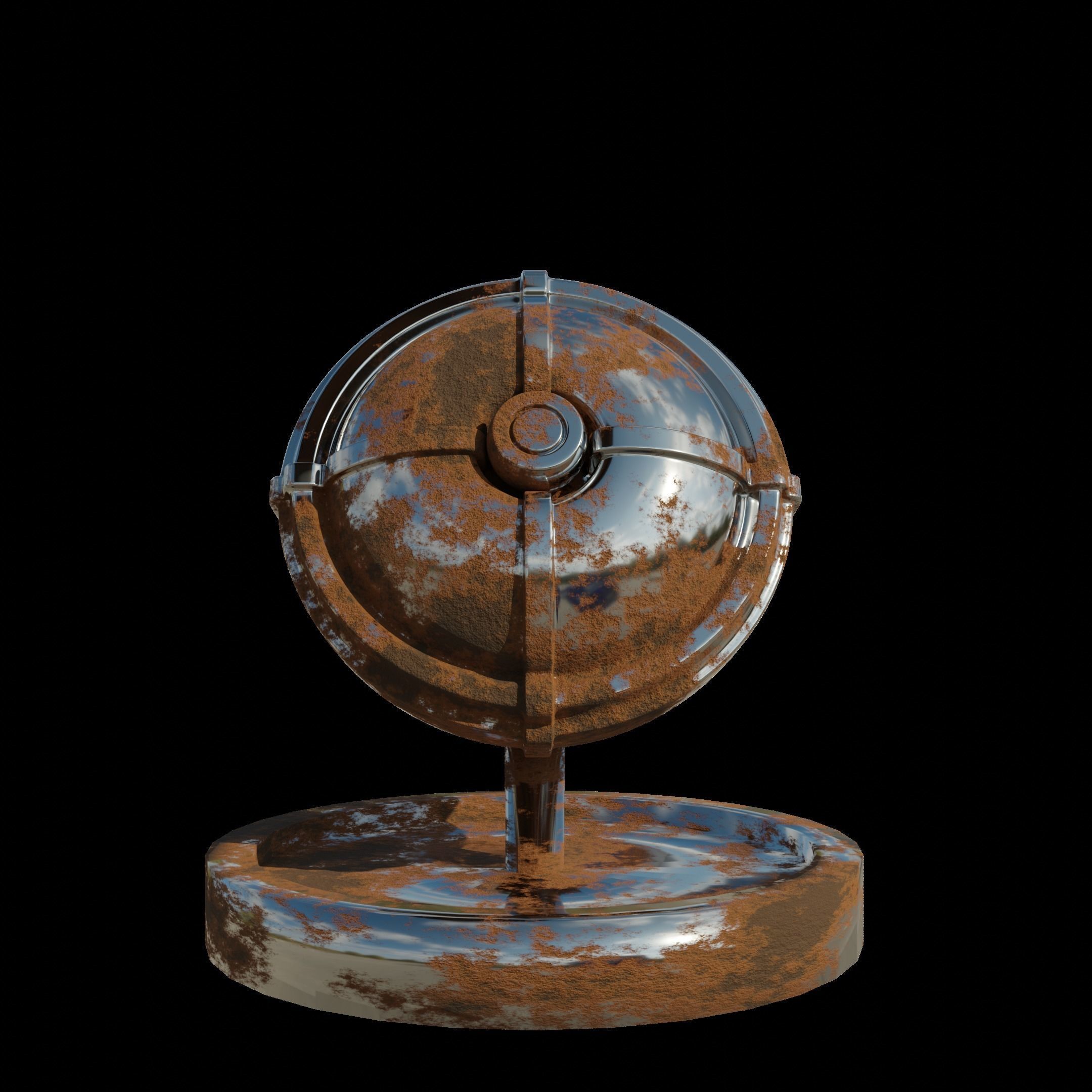 Metallic Shader AddOn 3D model_9