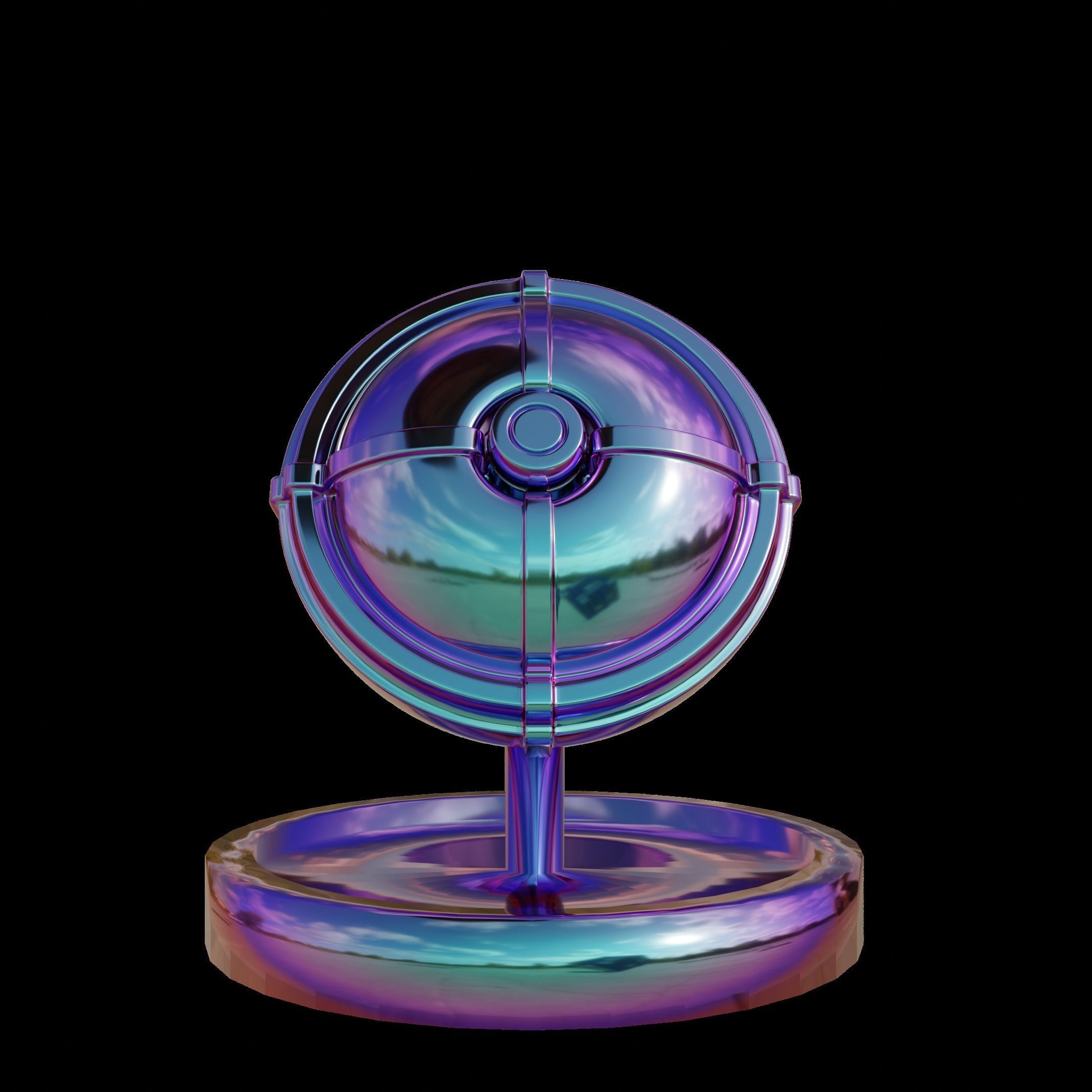 Metallic Shader AddOn 3D model_2