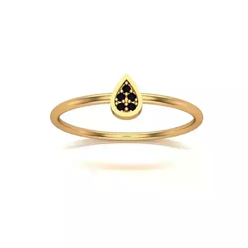 Jewelry gold ring with diamonds