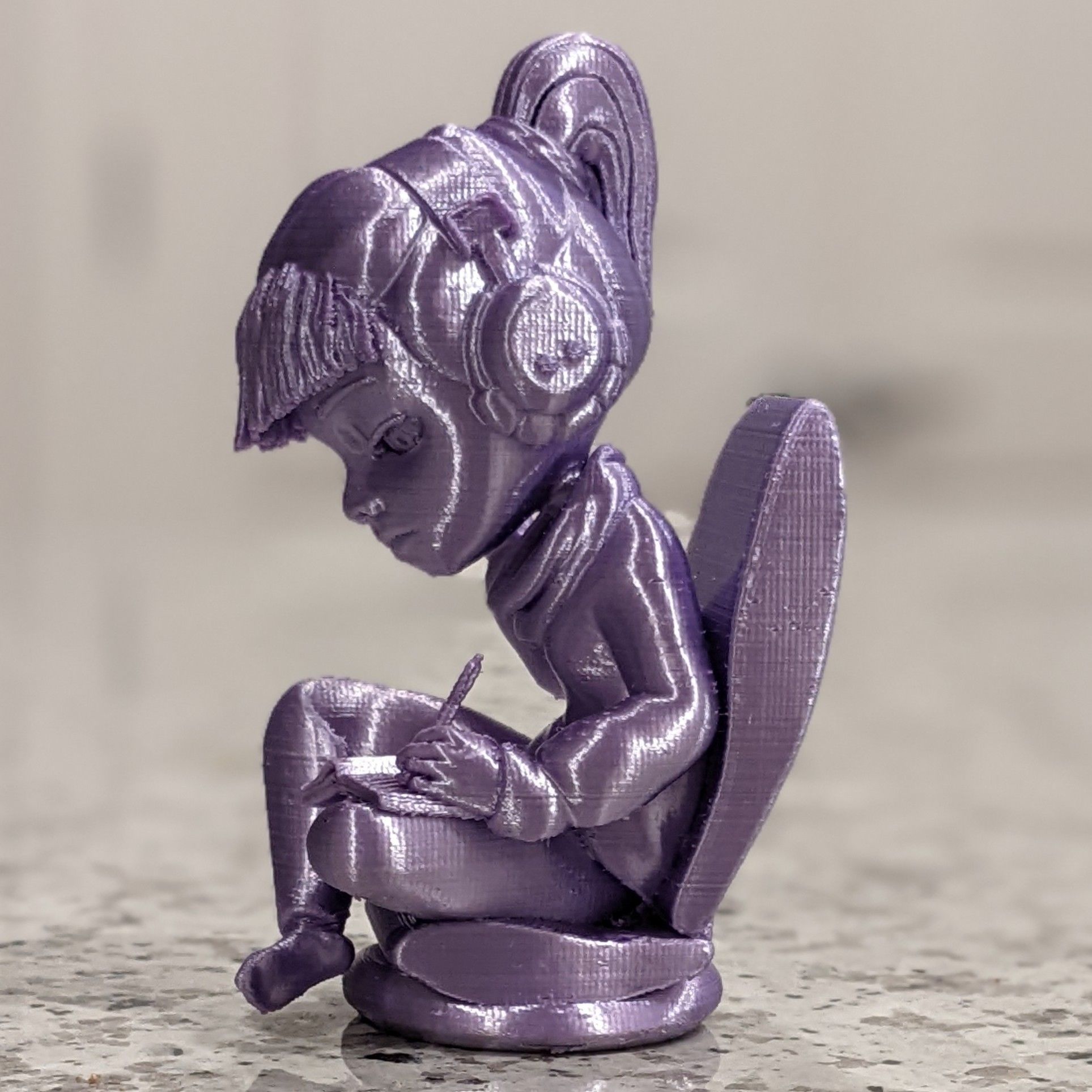 Lofi Girl Miniature 3D print model_2