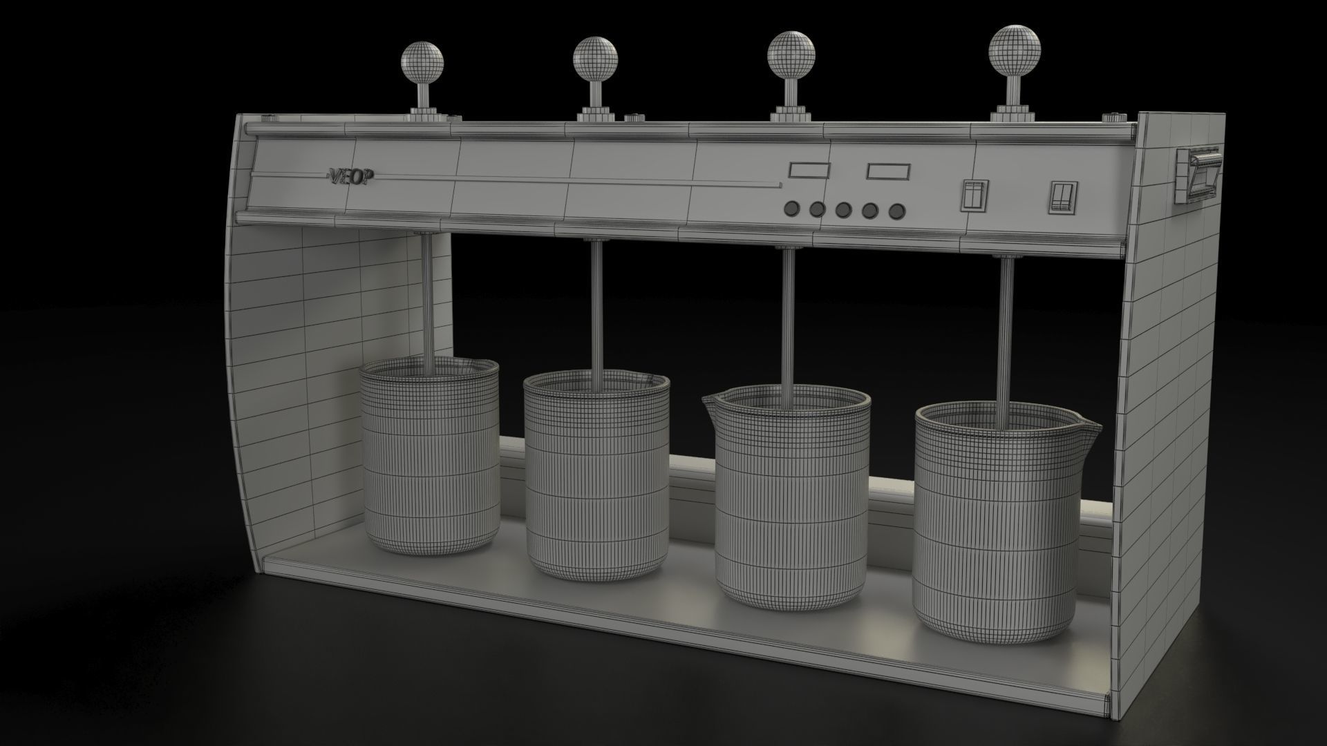 laboratory equipment pack 1 Low-poly 3D model_14