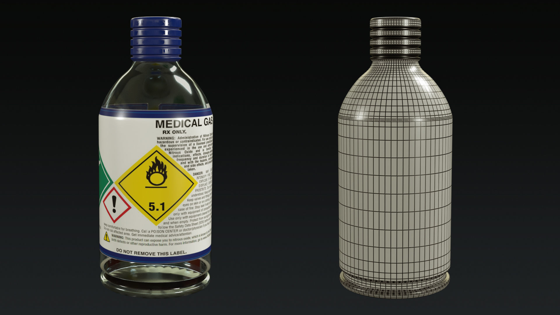 laboratory equipment pack 1 Low-poly 3D model_38