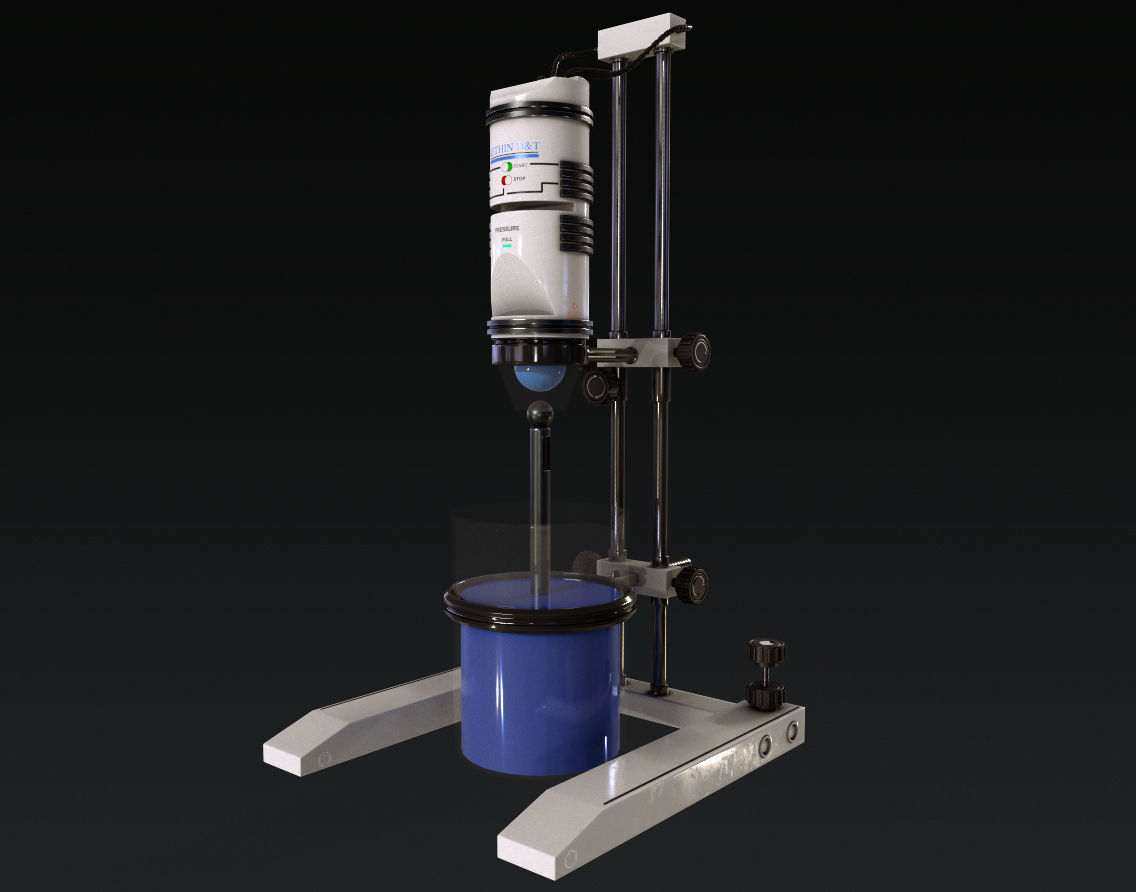 laboratory equipment pack 1 Low-poly 3D model_16