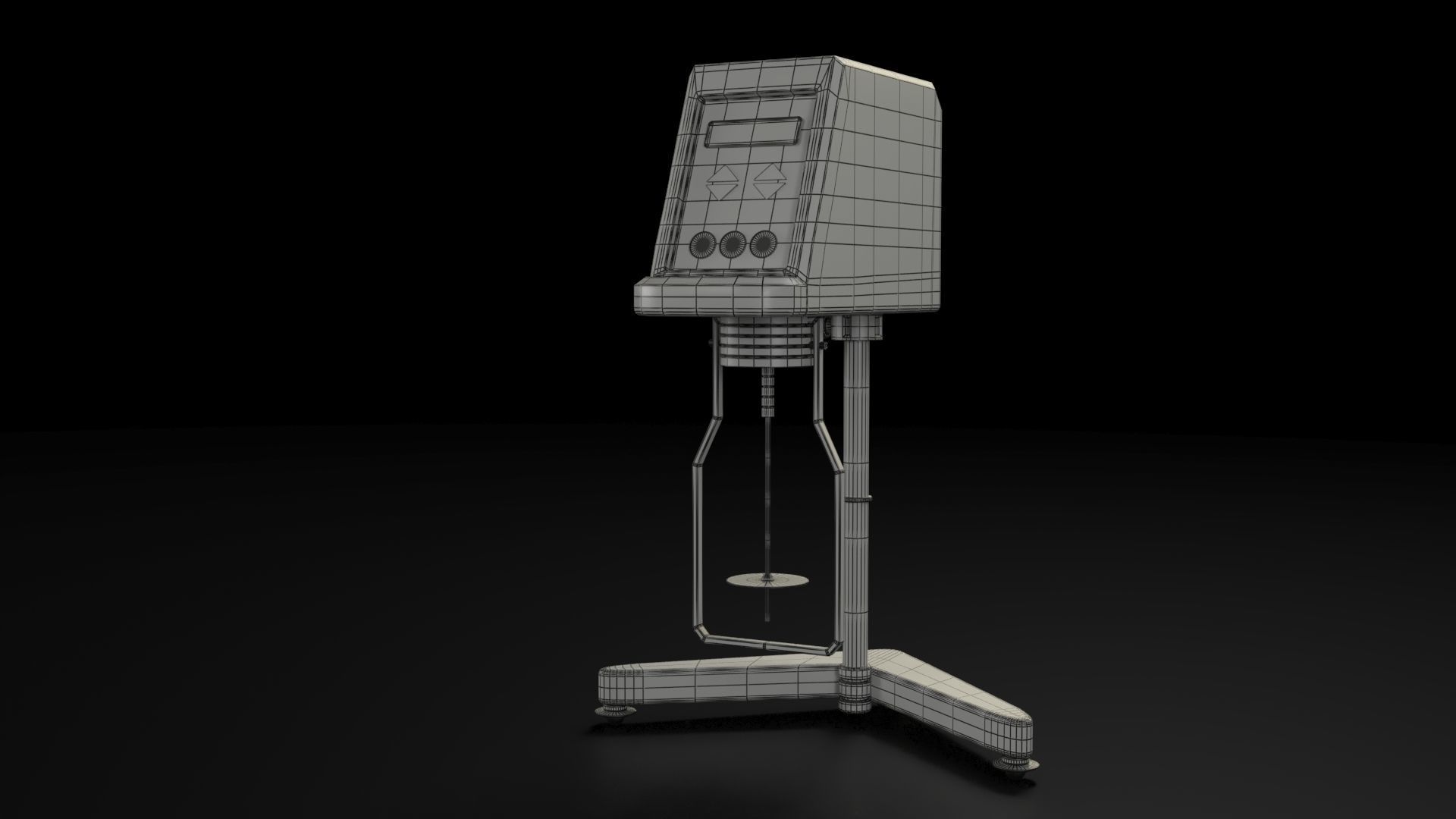 laboratory equipment pack 1 Low-poly 3D model_4