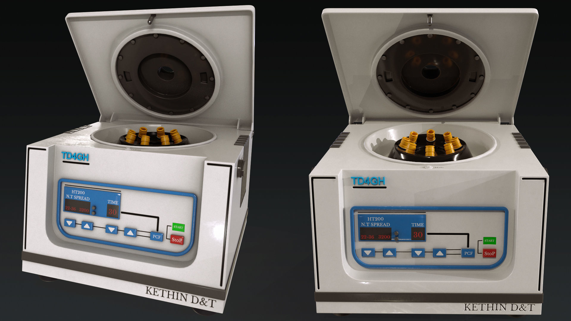 laboratory equipment pack 1 Low-poly 3D model_9