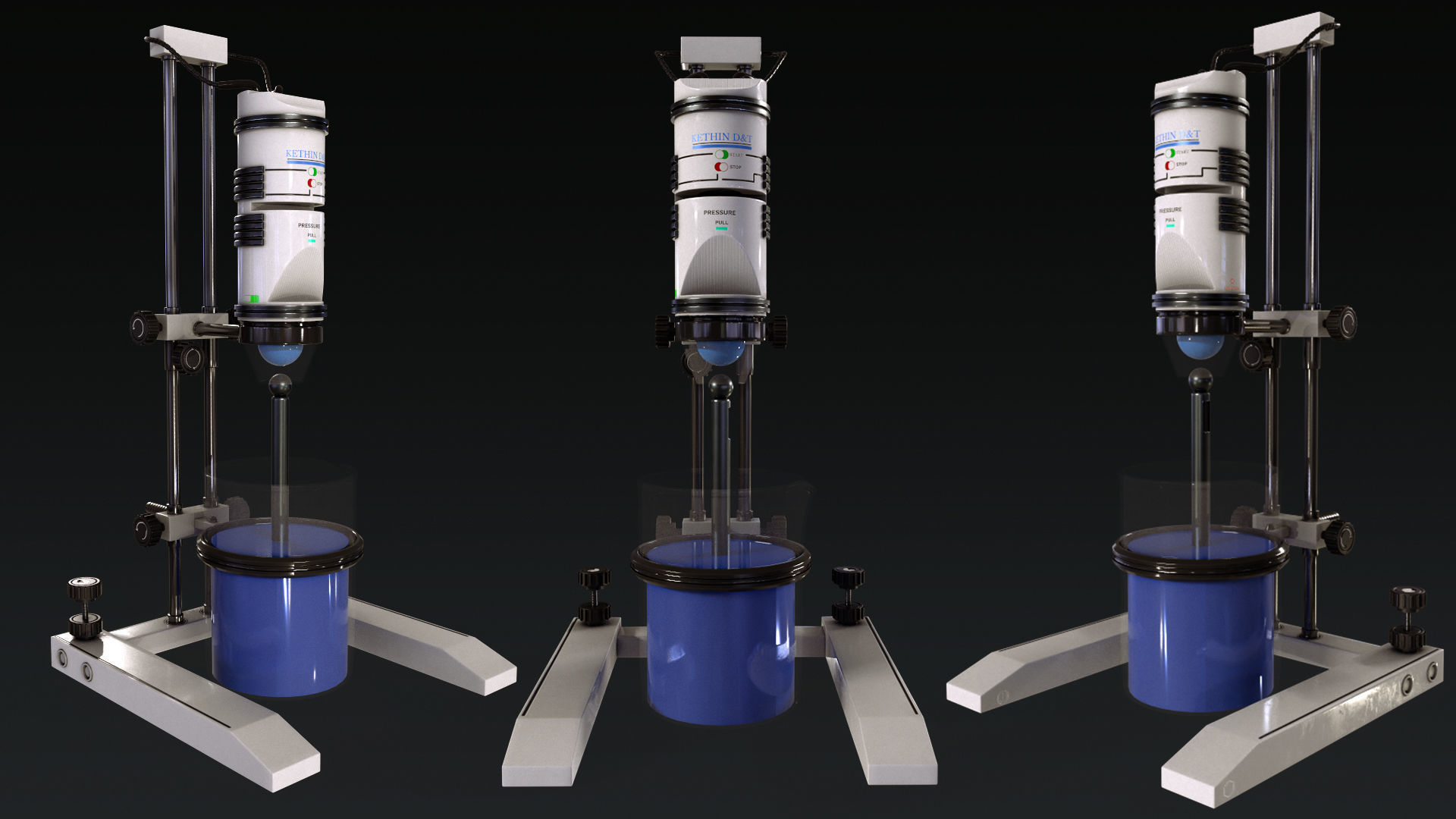 laboratory equipment pack 1 Low-poly 3D model_15