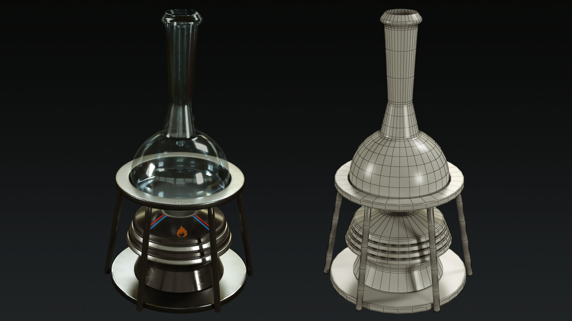 laboratory equipment pack 1 Low-poly 3D model_33