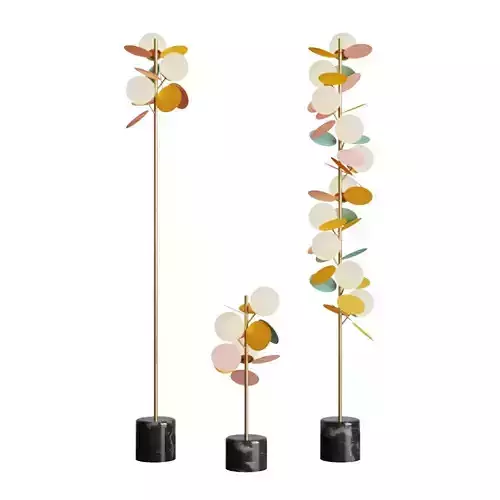 Matisse Floor Lamp Multi Color 3D model