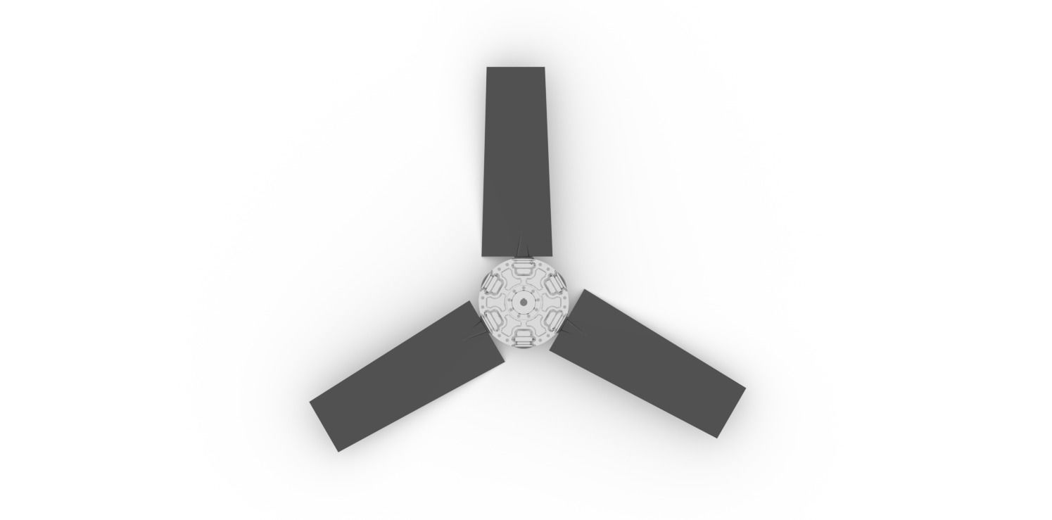 Helice propeller 3D model_3
