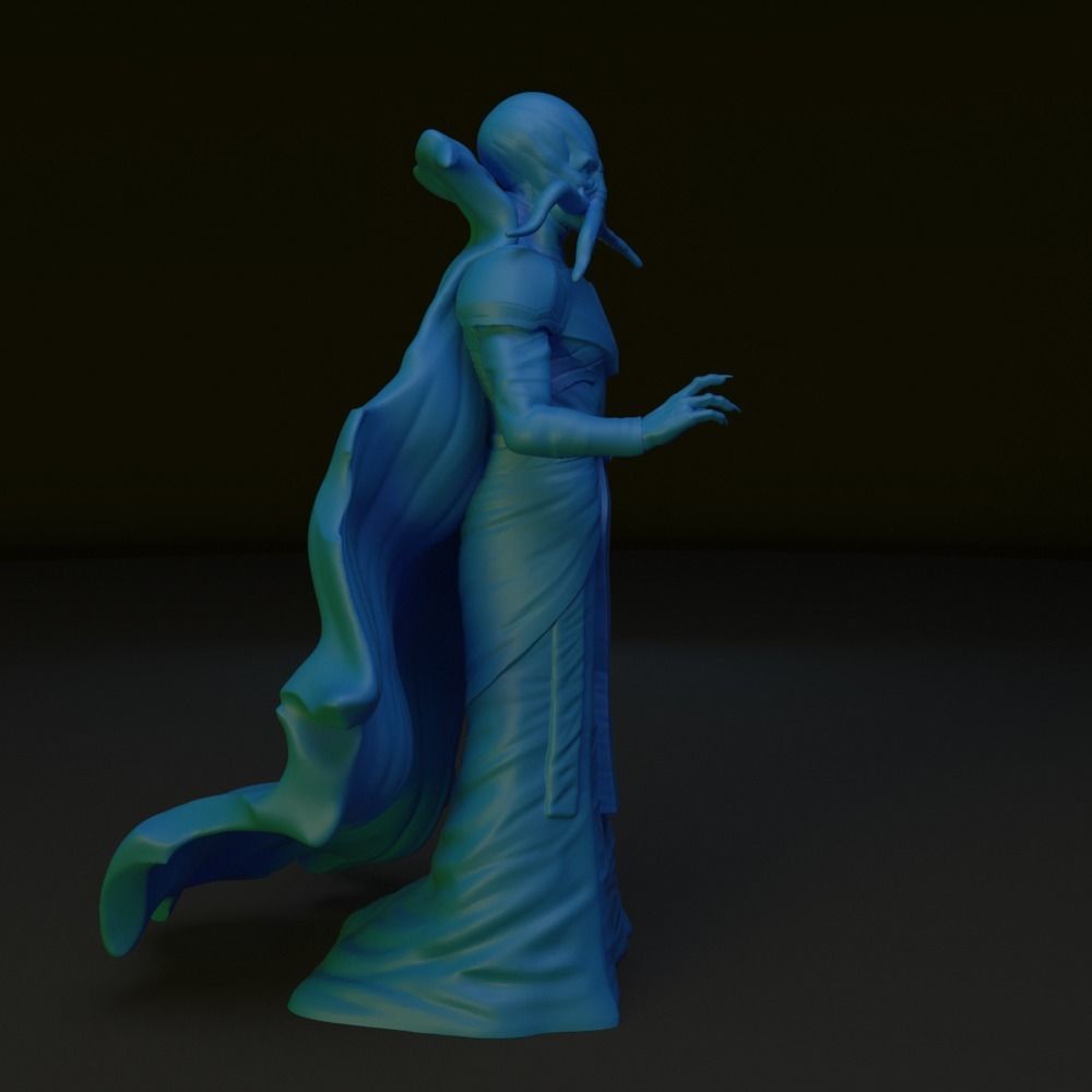 RPG Mind Flayer miniature to print 3D print model_6