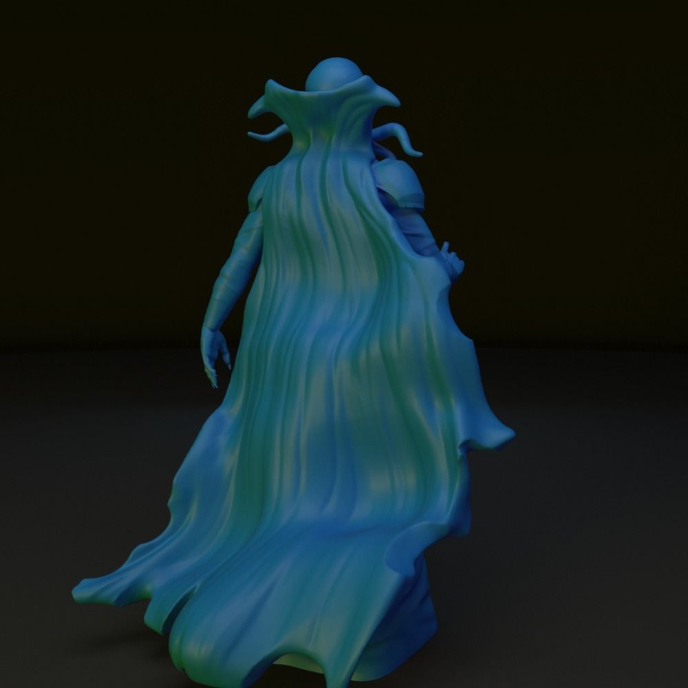 RPG Mind Flayer miniature to print 3D print model_7