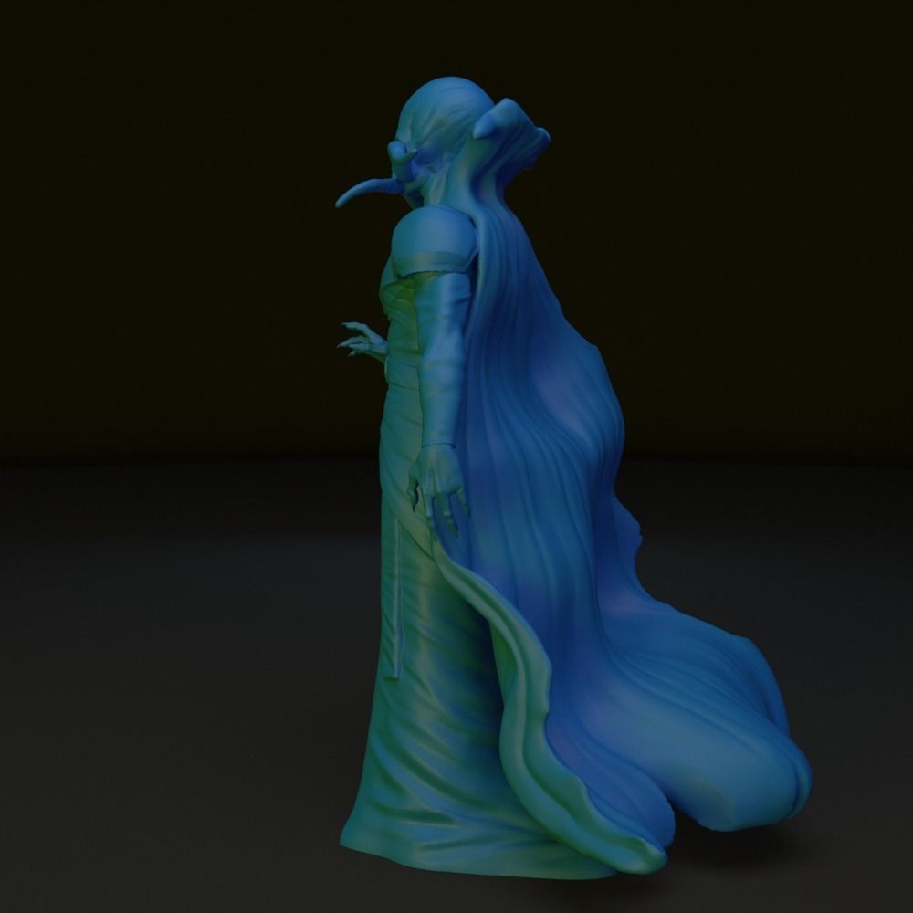 RPG Mind Flayer miniature to print 3D print model_8