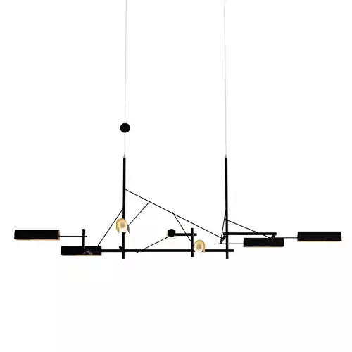 Tinkering Linear Pendant By Joost van Blejswijk for Moooi 3D model