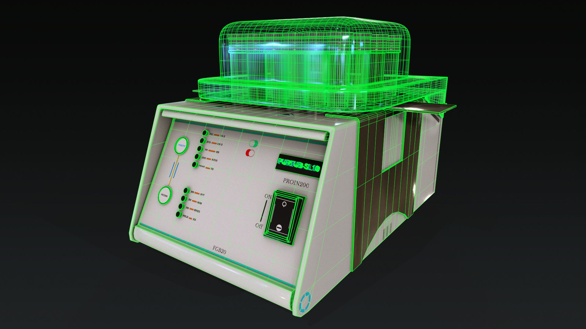 laboratory equipment pack 2 Low-poly 3D model_19