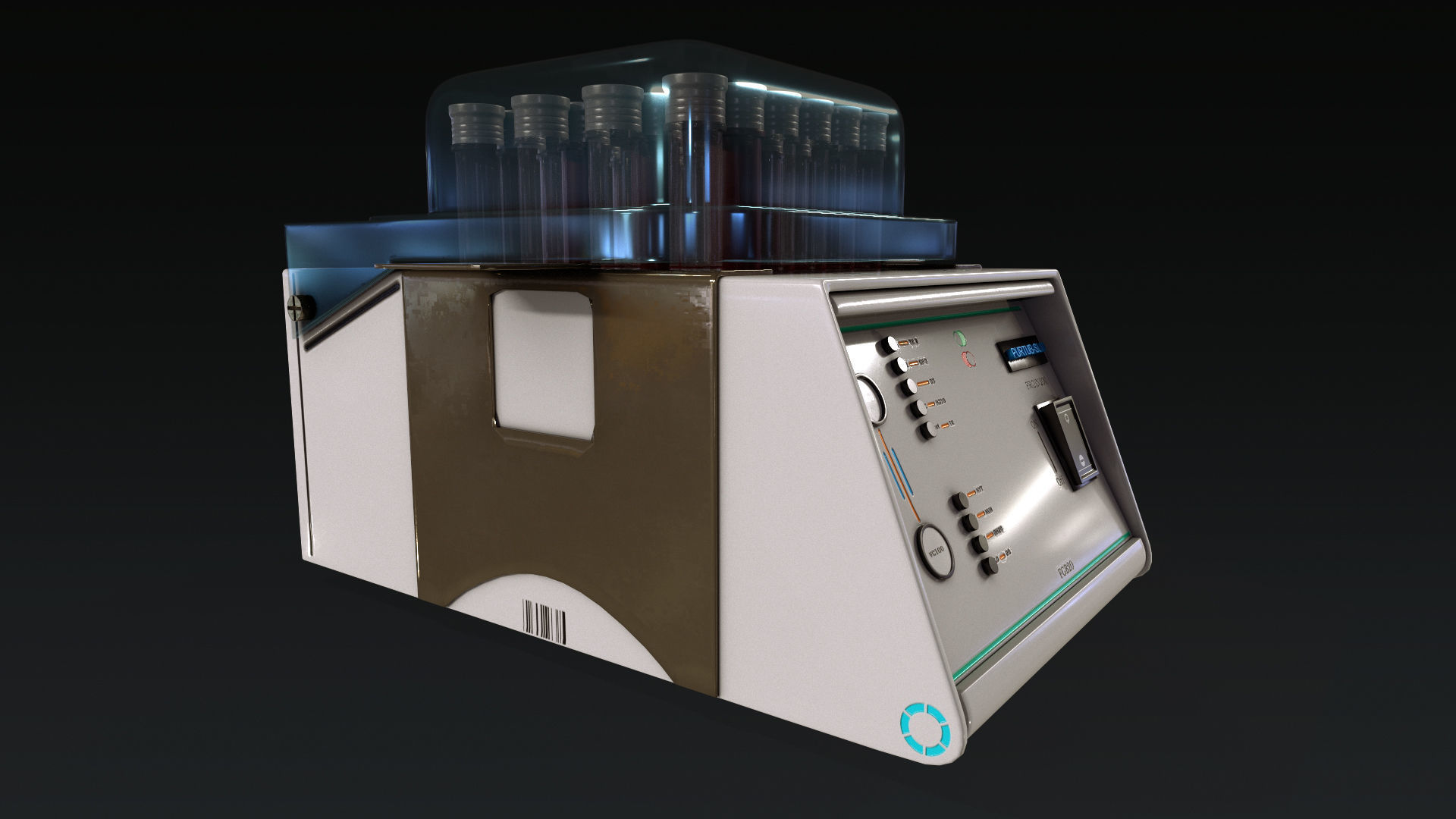 laboratory equipment pack 2 Low-poly 3D model_17