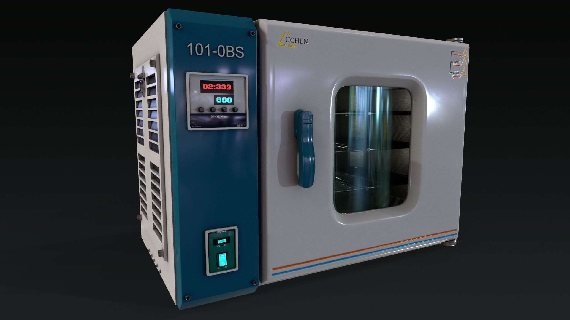 laboratory equipment pack 2 Low-poly 3D model_20