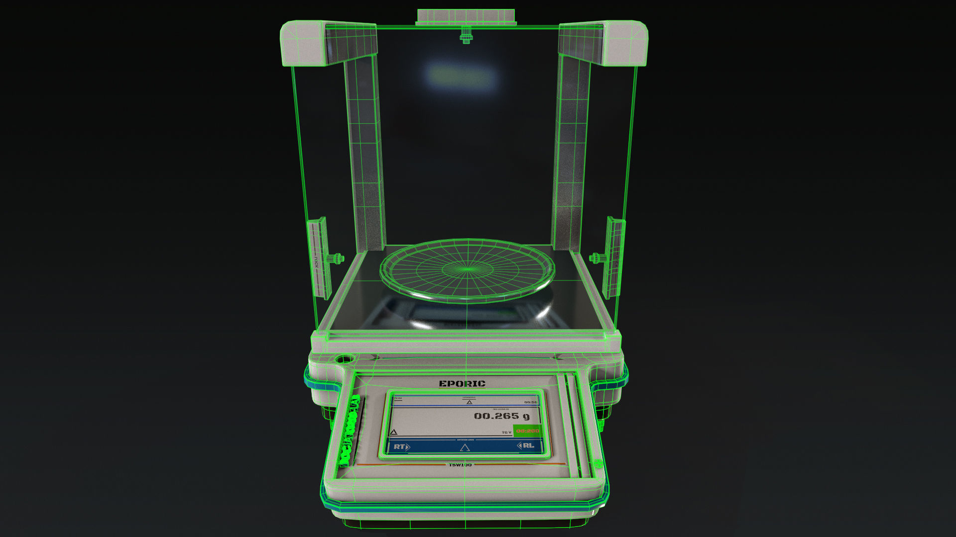 laboratory equipment pack 2 Low-poly 3D model_13