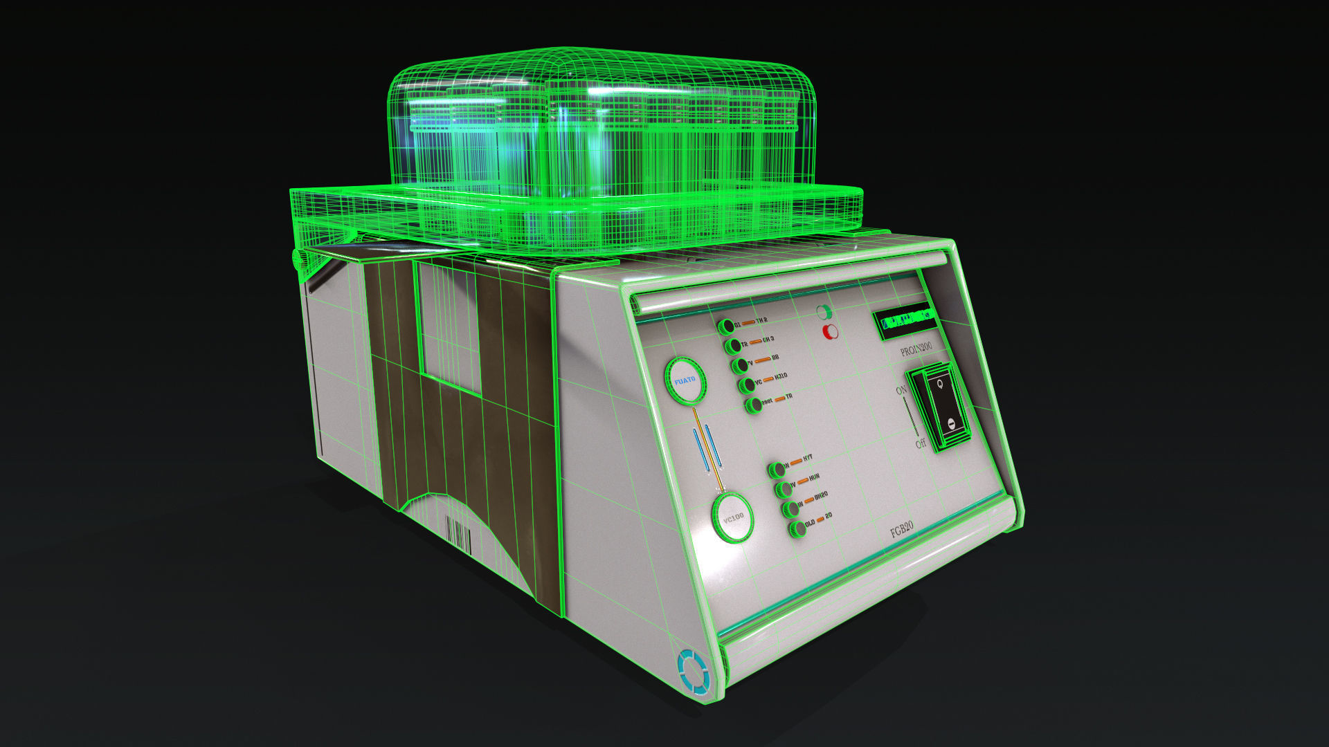 laboratory equipment pack 2 Low-poly 3D model_18
