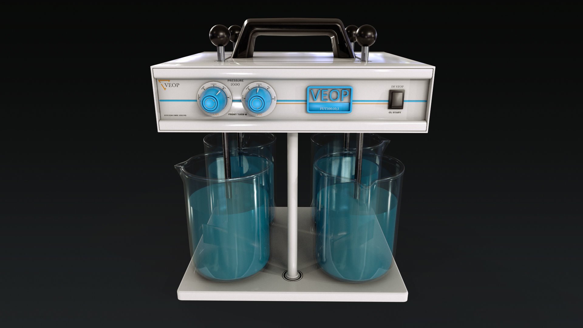 laboratory equipment pack 2 Low-poly 3D model_32