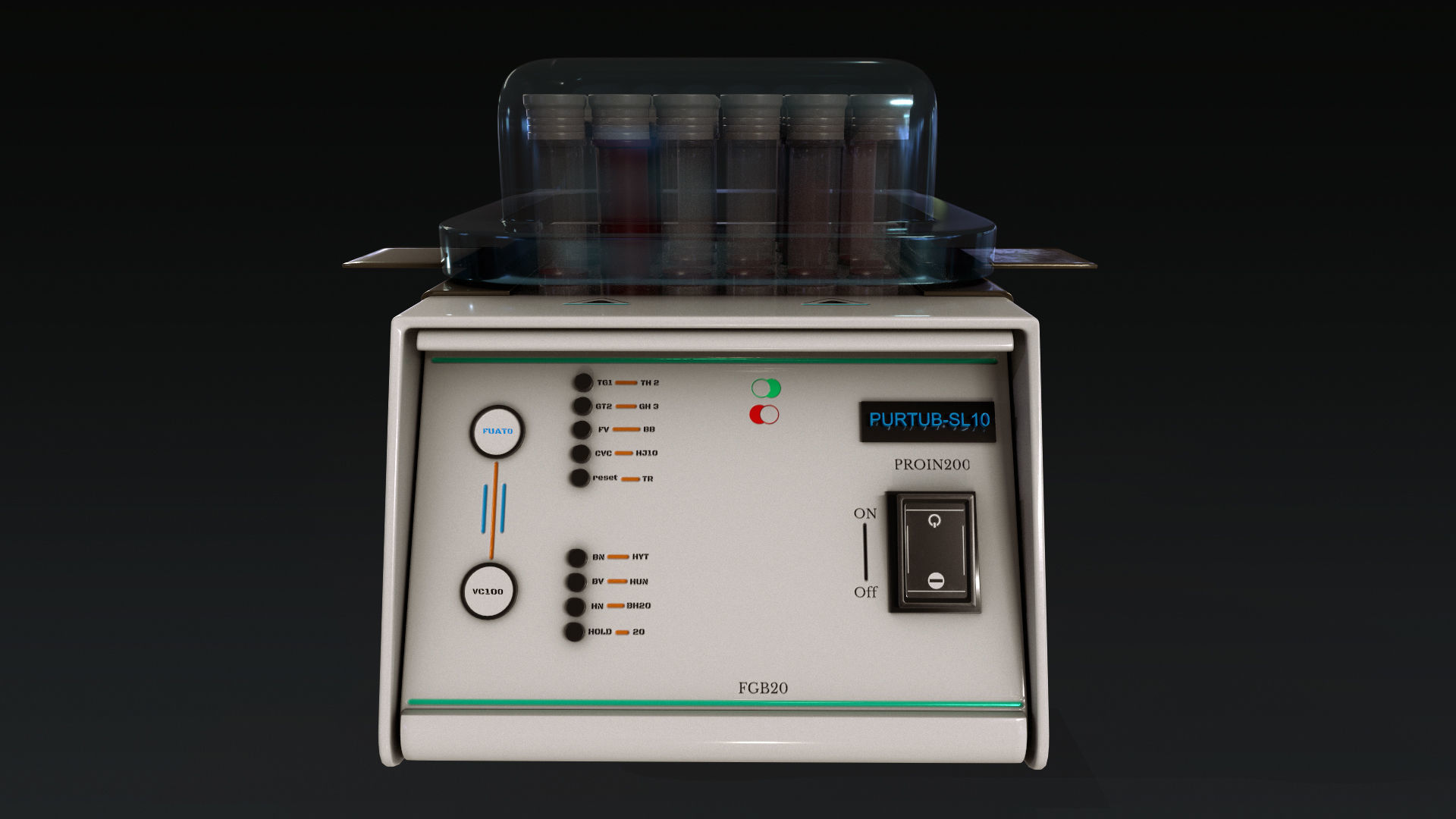 laboratory equipment pack 2 Low-poly 3D model_16