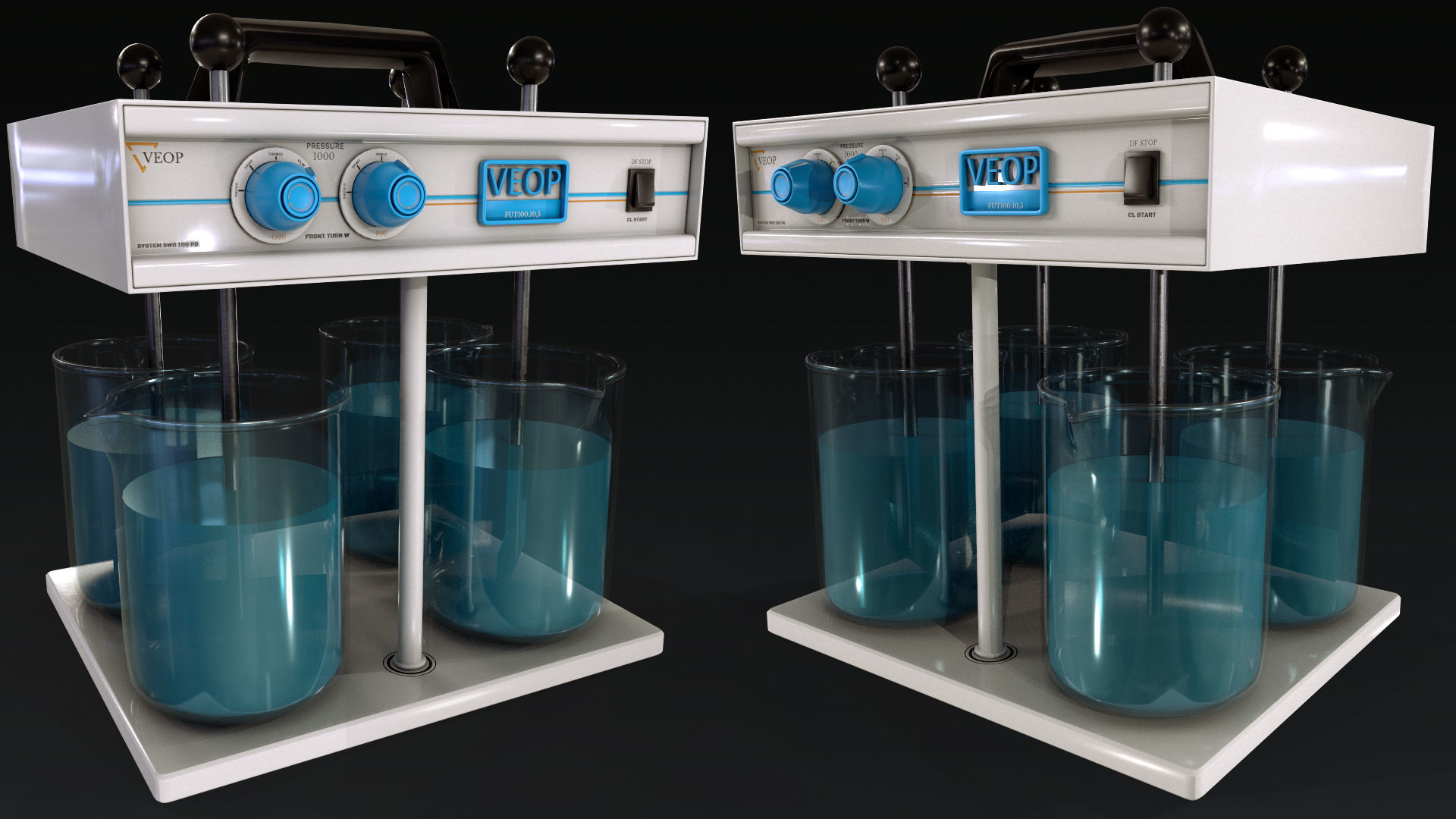 laboratory equipment pack 2 Low-poly 3D model_31