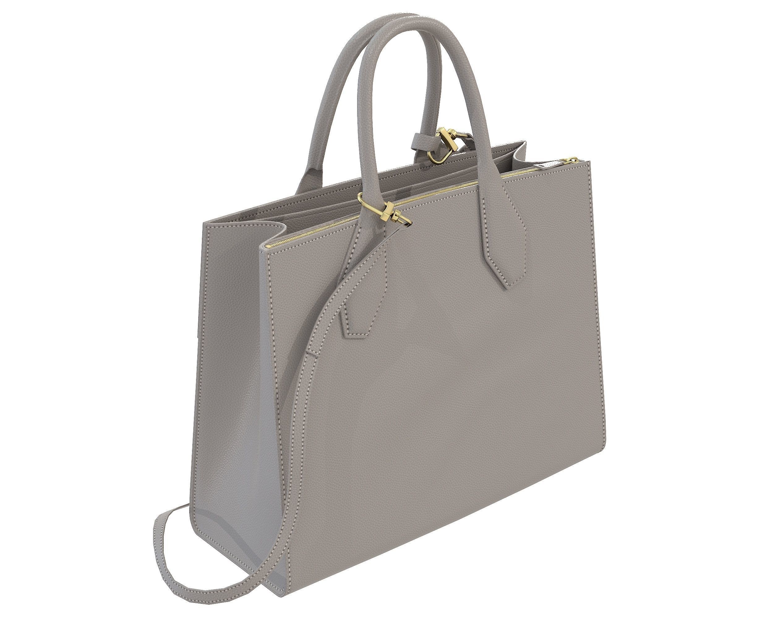 Louis Vuitton City Steamer Bag 3D Model Collection_16