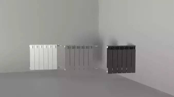Panel Convector Radiator 3D model