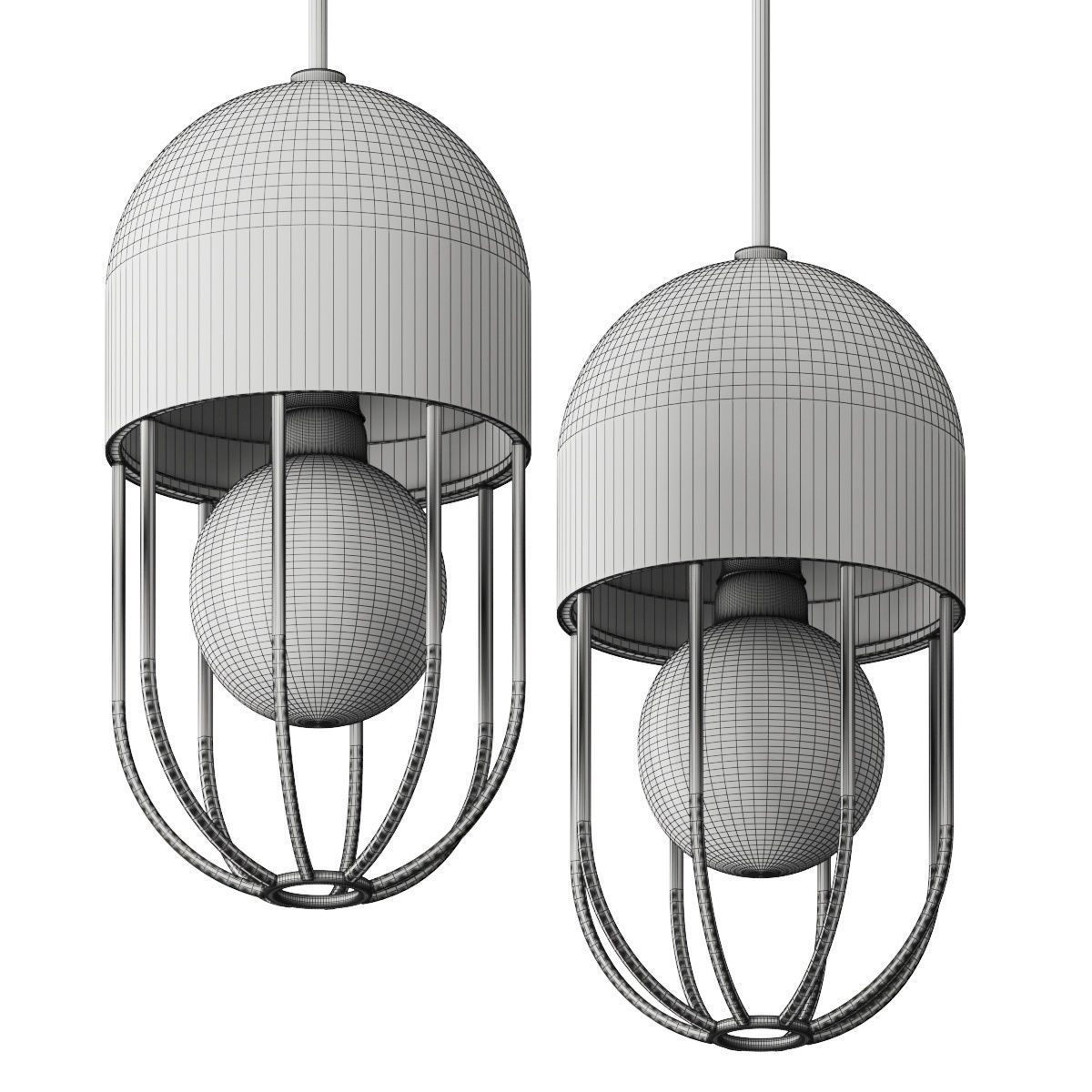 MITZI BY HUDSON VALLEY Haley Pendant Lamp 3D model_1