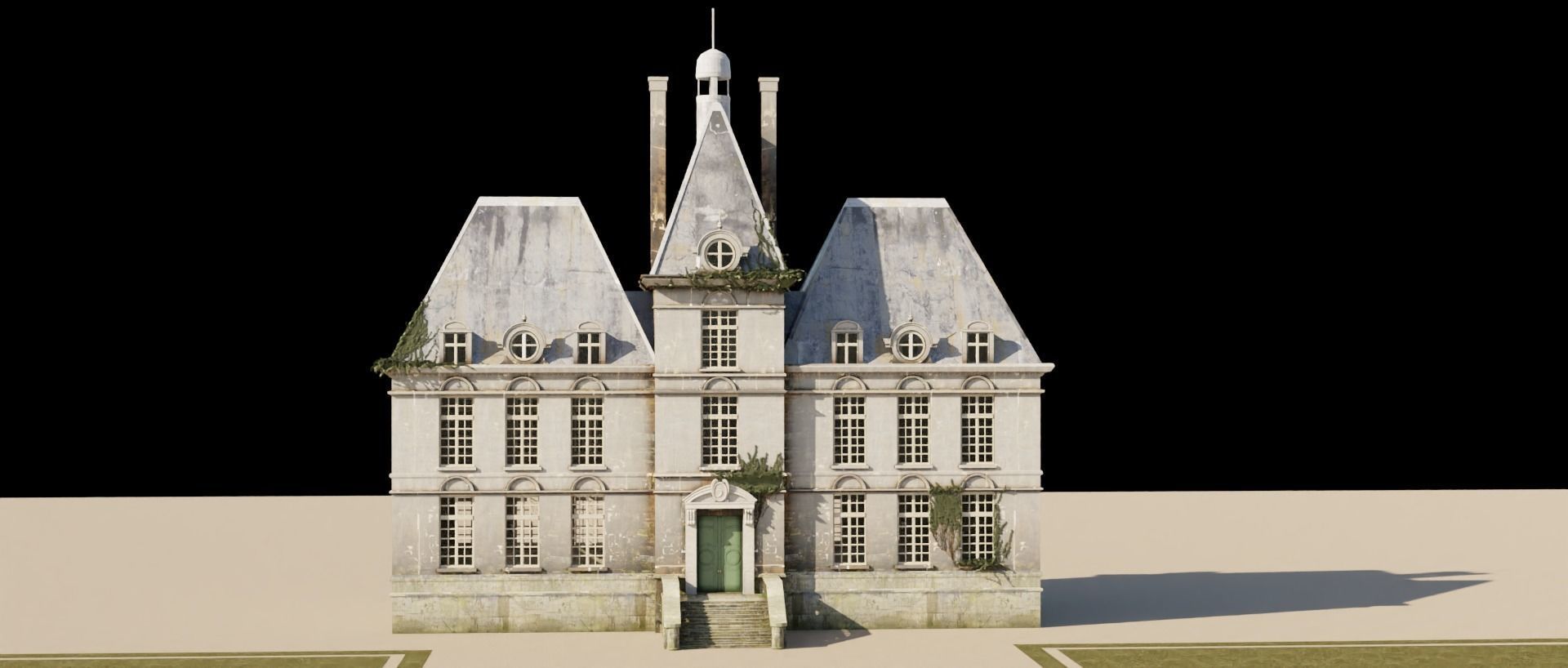 Moulinsart - Marlinspike Hall - The Adventures of Tintin 3D model_4