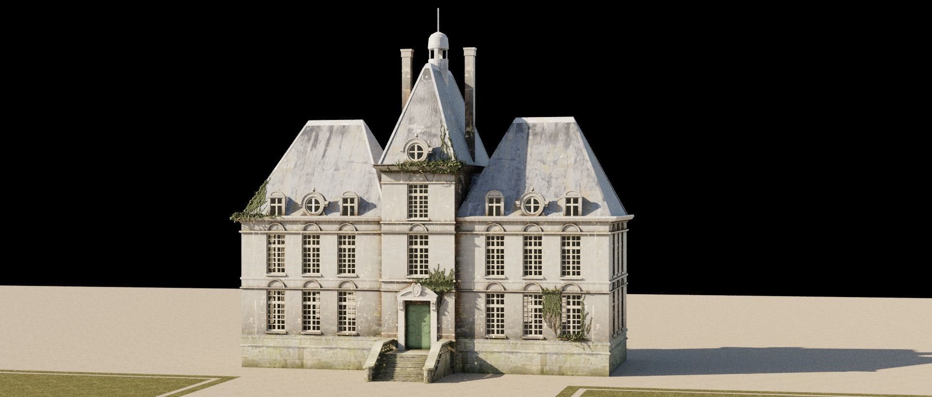 Moulinsart - Marlinspike Hall - The Adventures of Tintin 3D model_5