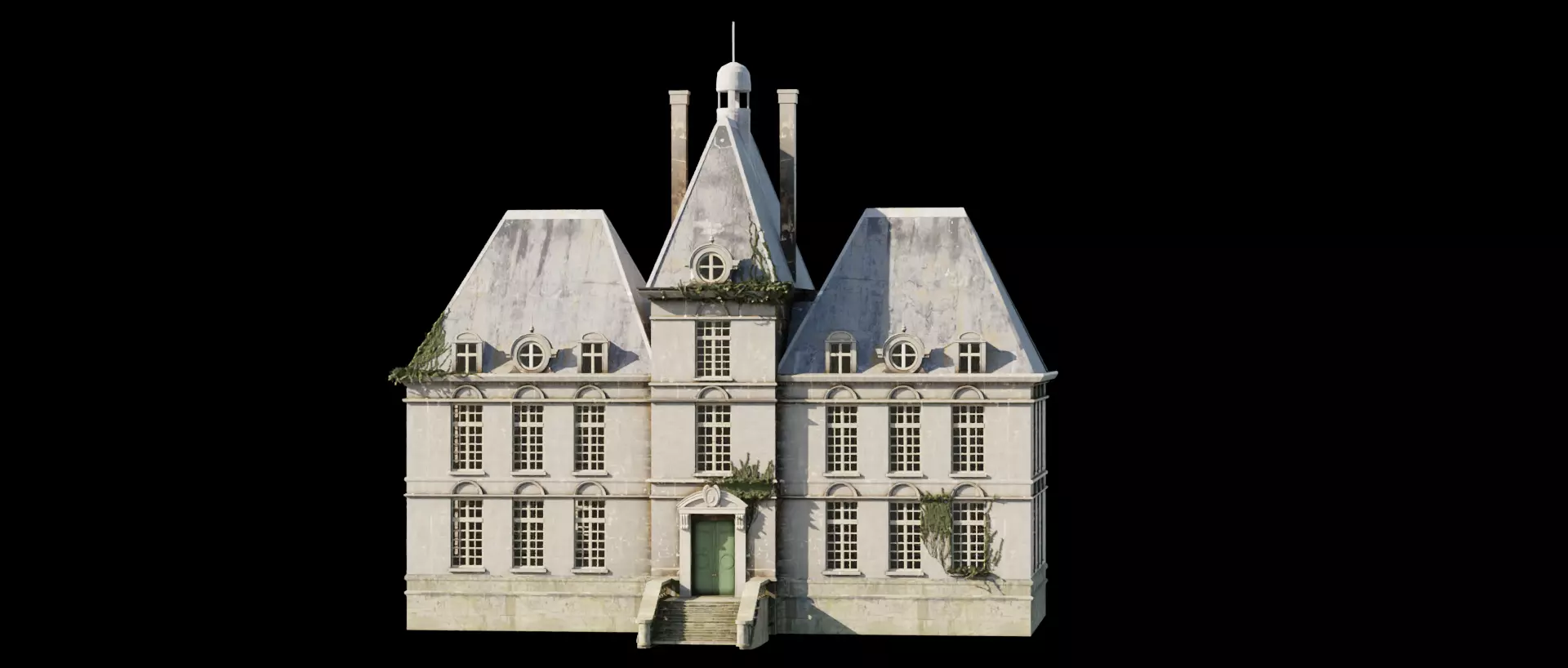 Moulinsart - Marlinspike Hall - The Adventures of Tintin 3D model_0