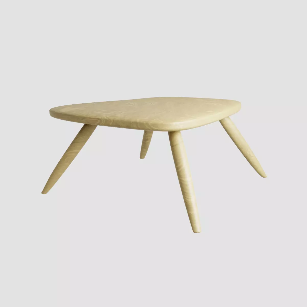 1950s Coffee Table  Low-poly 3D model_0