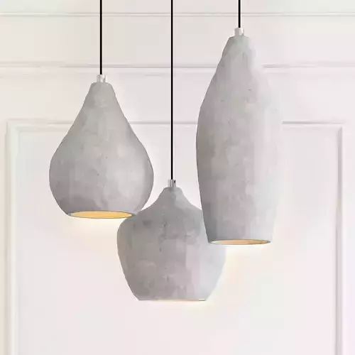 Beton pendant 7 3D model