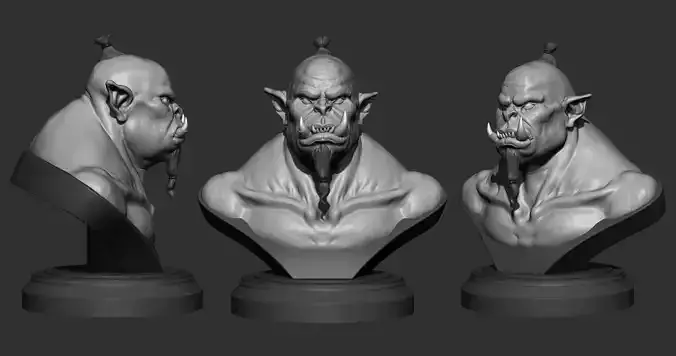 Orc Sculpture